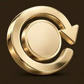 Gold circular arrow — Spinfever